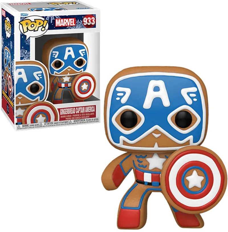 Marvel Funko Pop Vinyl: Gingerbread Captain America by Funko – cover 1 of 3