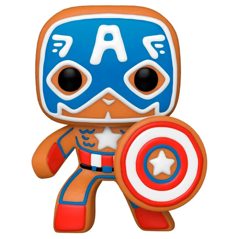 Marvel Funko Pop Vinyl: Gingerbread Captain America by Funko – cover 2 of 3