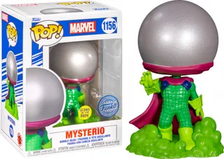 Marvel Funko Pop Vinyl - Glow in the Dark Mysterio van Funko – cover 1 van 6