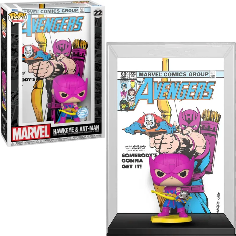 Marvel Funko Pop Vinyl: Hawkeye & Ant-Man Comic Cover by Funko – cover