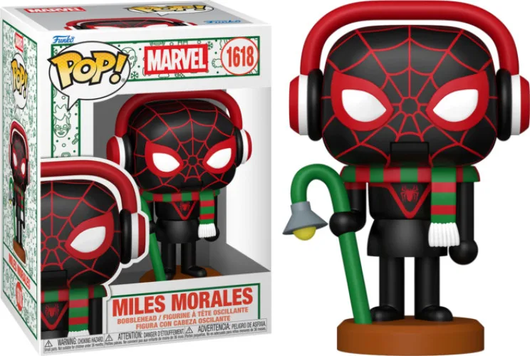 Marvel Funko Pop Vinyl: Miles Morales Nutcracker (1618) van Funko – cover