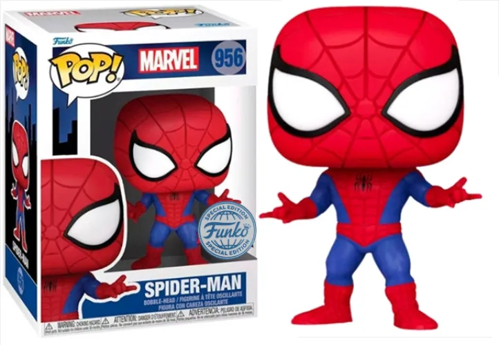 Marvel Funko Pop Vinyl: Spider-Man (956) van Funko – cover 1 van 3
