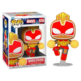 Marvel Gingerbread Funko Pop Vinyl: Gingerbread Captain Marvel van Funko – cover 3 van 3