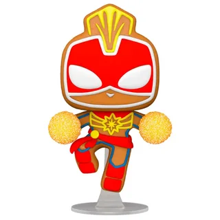 Marvel Gingerbread Funko Pop Vinyl: Gingerbread Captain Marvel van Funko – cover 2 van 3