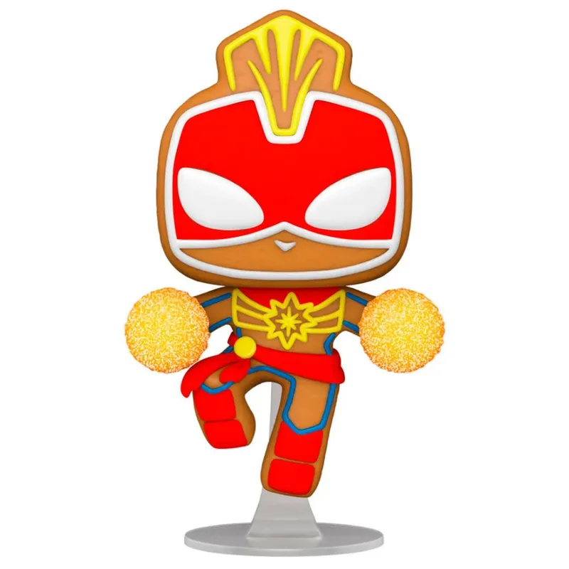 Marvel Gingerbread Funko Pop Vinyl: Gingerbread Captain Marvel van Funko – cover 2 van 3