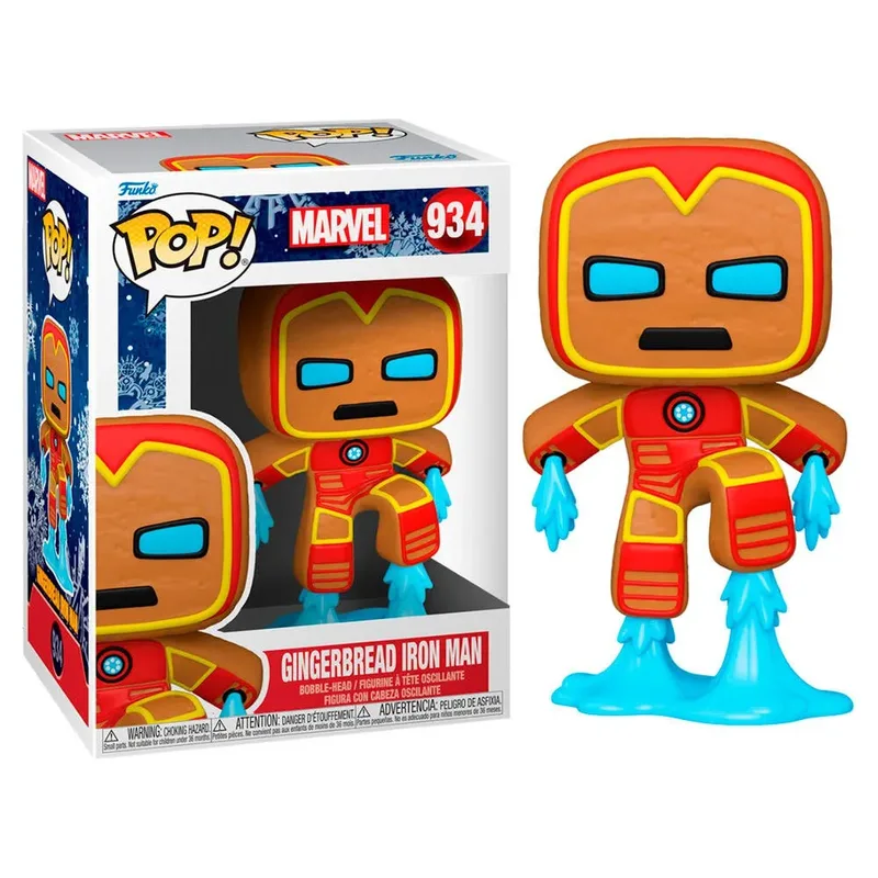 Marvel Gingerbread Funko Pop Vinyl: Gingerbread Iron Man by Funko – cover 3 of 3