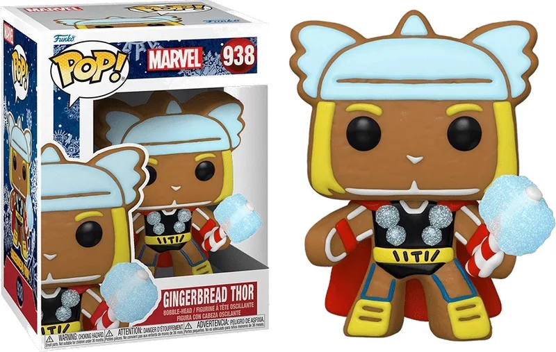 Marvel Gingerbread Funko Pop Vinyl: Gingerbread Thor de Funko – jaquette 1 sur 3