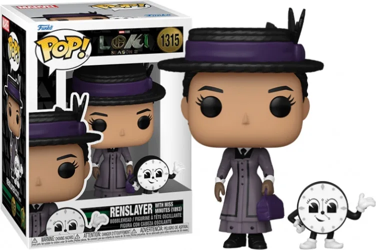 Marvel Loki Funko Pop Vinyl: Renslayer with Miss Minutes (1893) by Funko – cover 1 of 2
