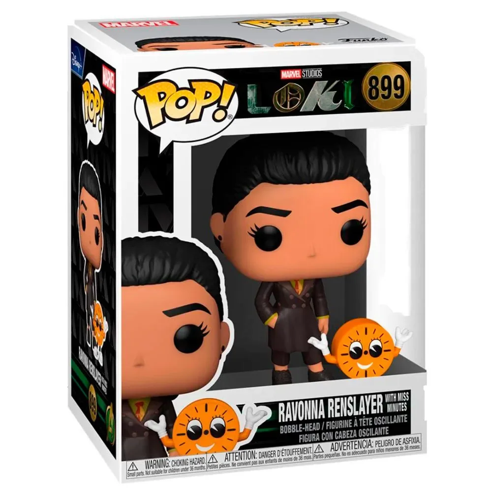 Figurine De Ravonna Avec Miss Minutes Marvel Loki de Funko – jaquette