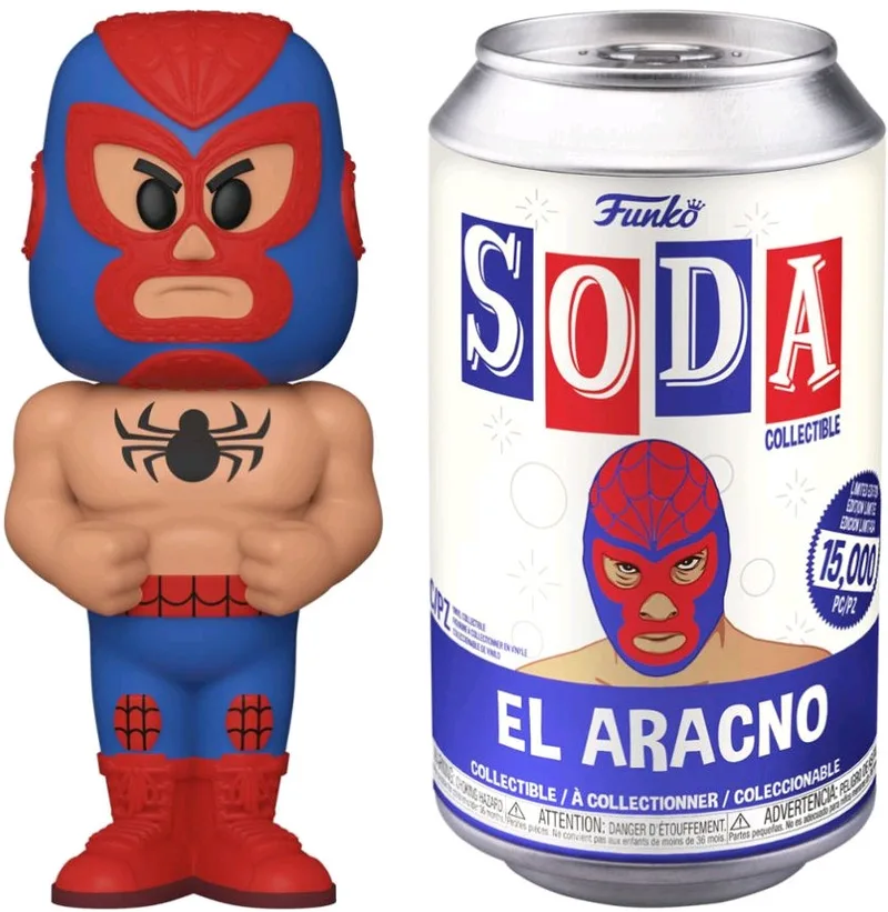 Marvel Luchadores Funko Vinyl Soda: El Aracno van Funko – cover