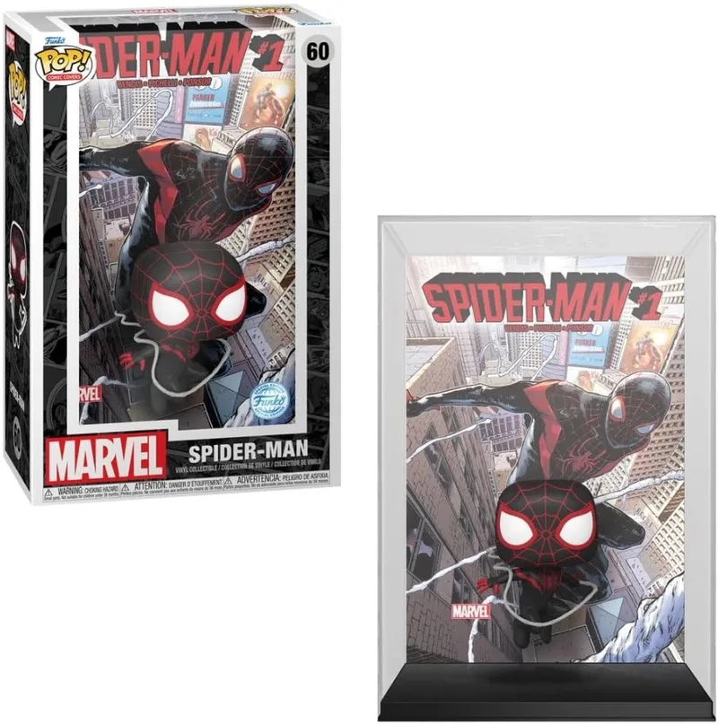 Marvel Spider-Man #1 (2016) Funko Pop Vinyl: Spider-Man Comic Cover (Miles Morales) by Funko – cover