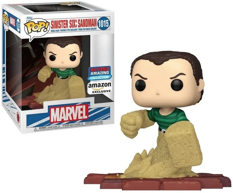 Marvel Spider-Man: Beyond Amazing Deluxe Funko Pop Vinyl: Sinister Six: Sandman de Funko – jaquette