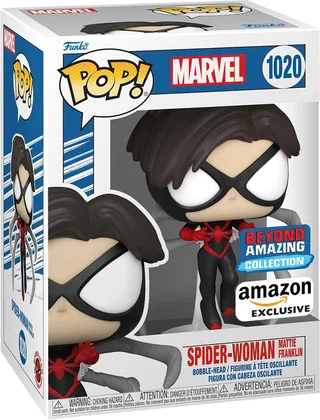 Marvel Spider-Man: Beyond Amazing Funko Pop Vinyl: Spider-Woman (Amazon Exclusive) van Funko – cover 1 van 2