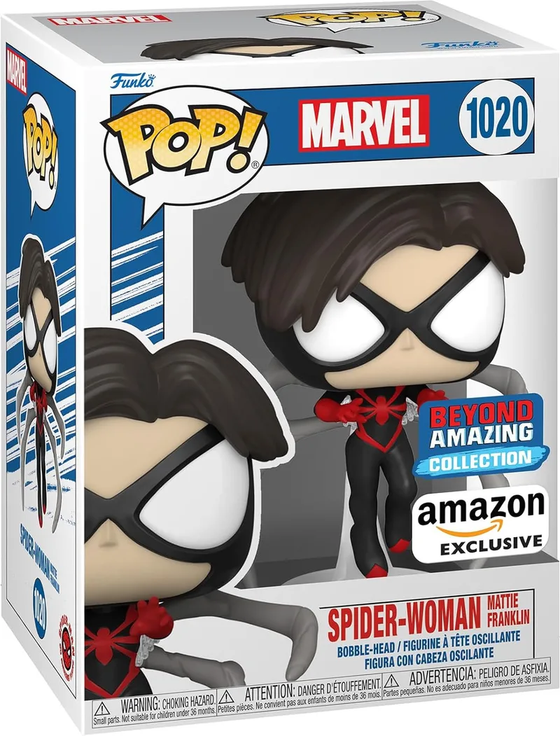 Marvel Spider-Man: Beyond Amazing Funko Pop Vinyl: Spider-Woman (Amazon Exclusive) van Funko – cover 1 van 2