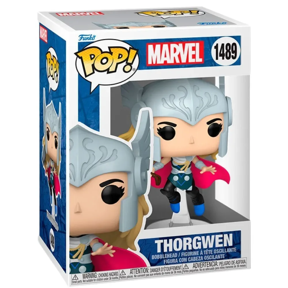 Thorgwen Sggv Figurine Figurine Marvel de Funko – jaquette