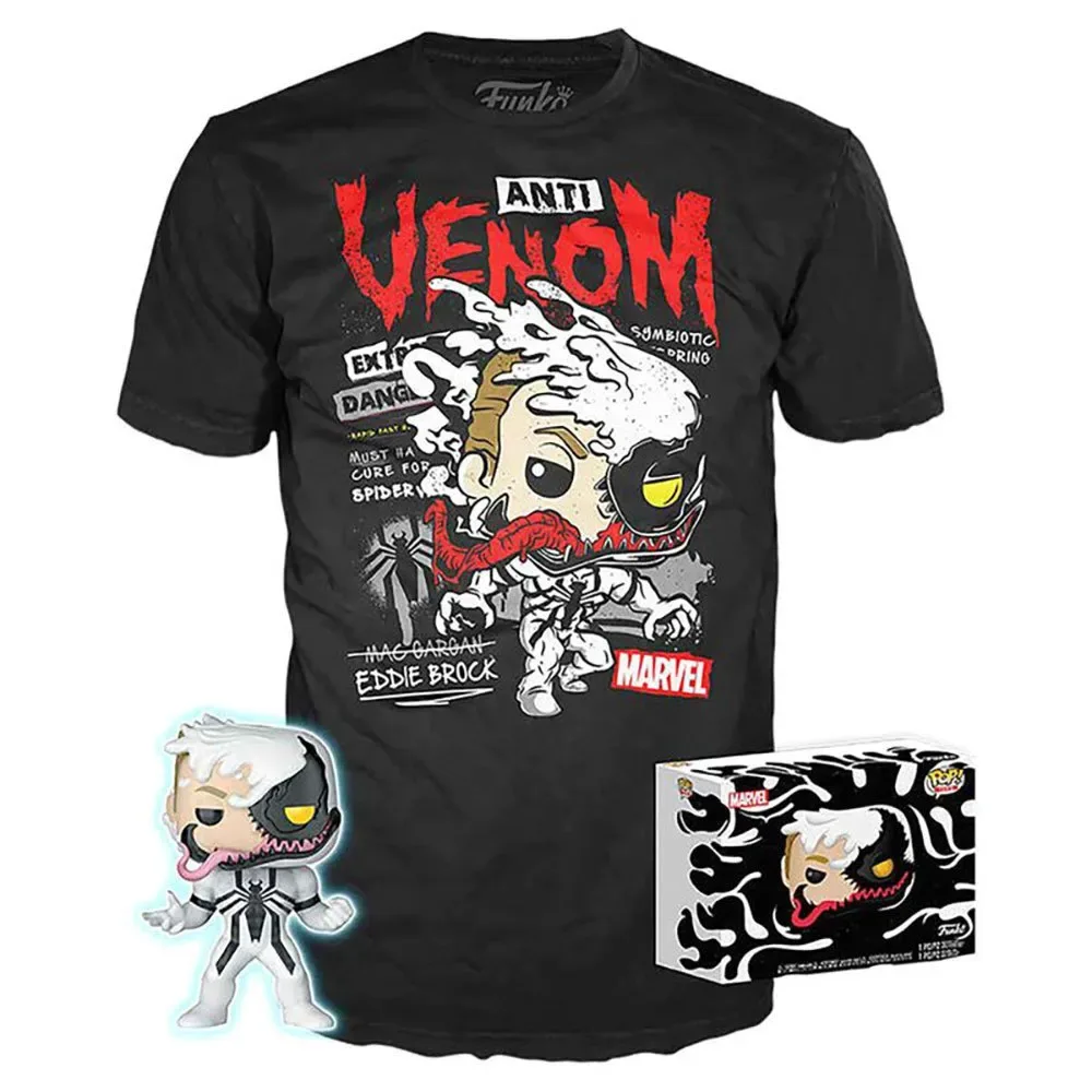 Et T-shirt Anti-figure Marvel Venom de Funko – jaquette