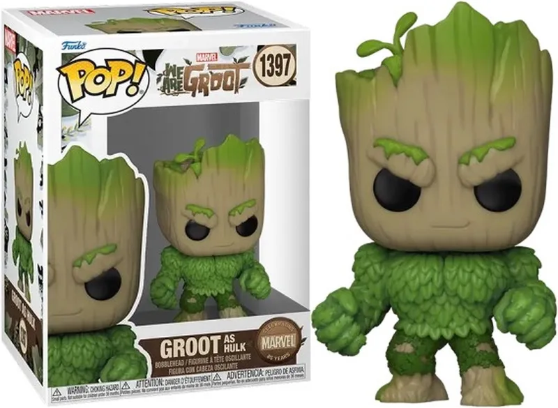 Marvel WAG Funko Pop Vinyl: Groot as Hulk van Funko – cover 1 van 2