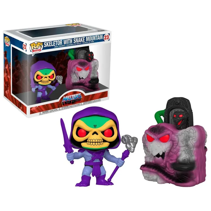 Masters of the Universe Funko Pop Vinyl: Skeletor With Snake Mountain de Funko – jaquette 3 sur 3