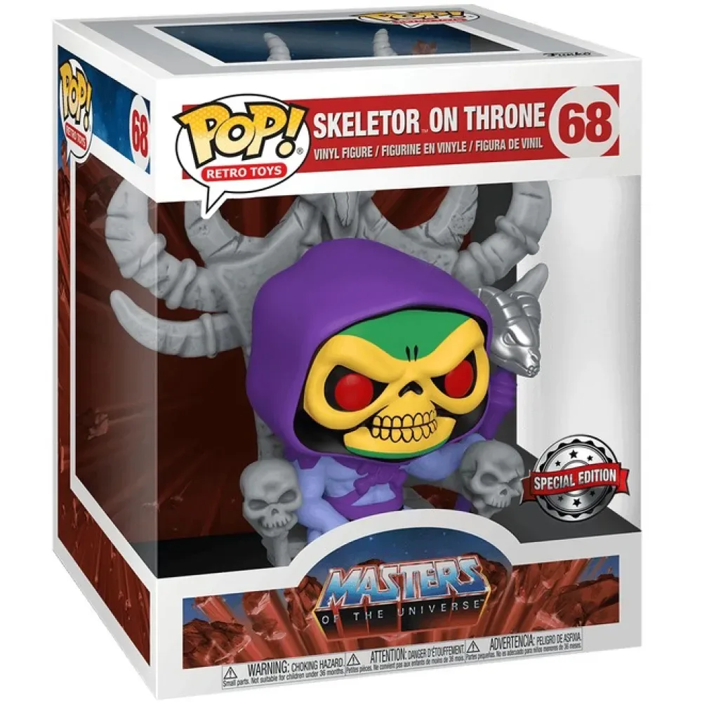 Meesters Van Het Universum Speciale Editie Deluxe Skeletor Op Troon Exclusieve 54586 Figuur by Funko – cover