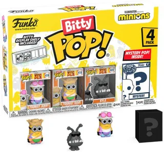 Minions Funko Bitty Pop! 4-Pack: Tourist Jerry / Tourist Dave / Kyle by Funko – cover 1 of 3