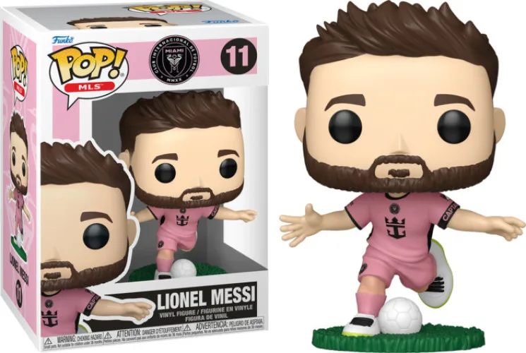 MLS: Inter Miami Funko Pop Vinyl: Lionel Messi (Pink) van Funko – cover 1 van 2