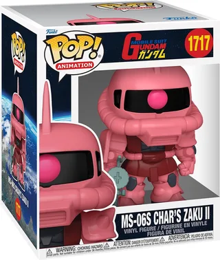 Mobile Suit Gundam Funko Pop Vinyl: MS-06S Char's Zaku II (Oversized) de Funko – jaquette 1 sur 2