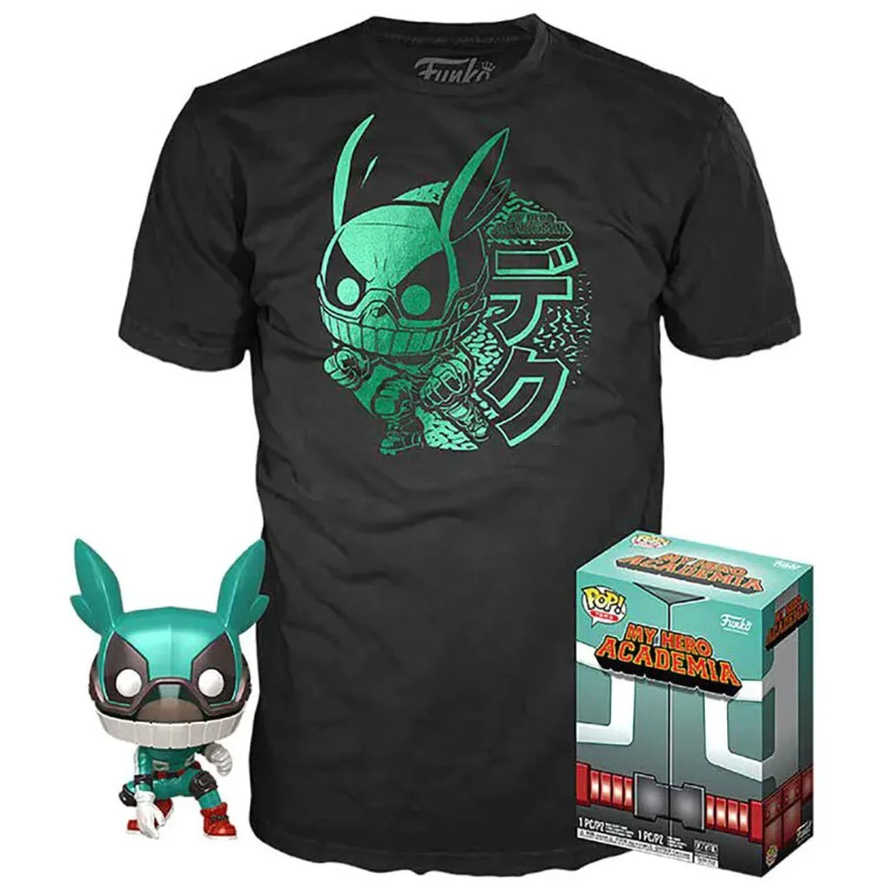 My Hero Academia En T-shirt Met Korte Mouwen Deku Met Helm by Funko – cover