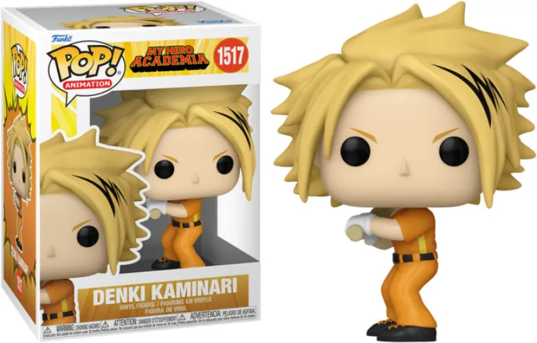 My Hero Academia Funko Pop Vinyl: Denki Kaminari Hero League Baseball van Funko – cover 1 van 2