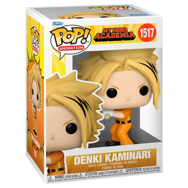 My Hero Academia Funko Pop Vinyl: Denki Kaminari Hero League Baseball van Funko – cover 2 van 2