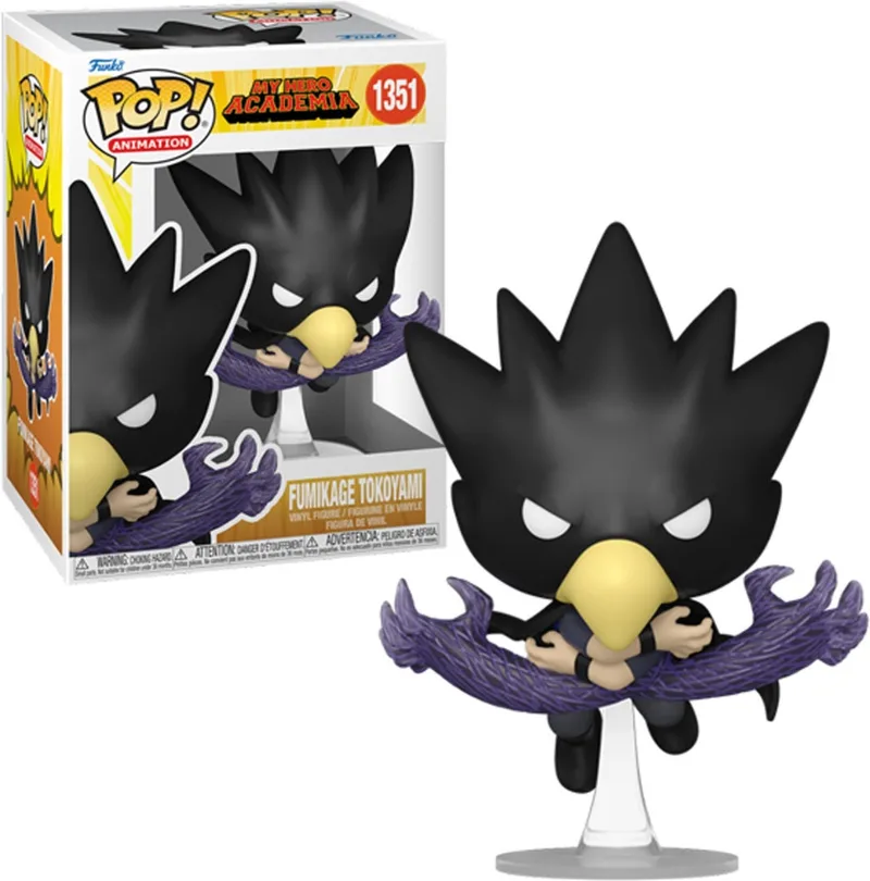 My Hero Academia Funko Pop Vinyl: Fumikage Tokoyami (1351) van Funko – cover 1 van 2