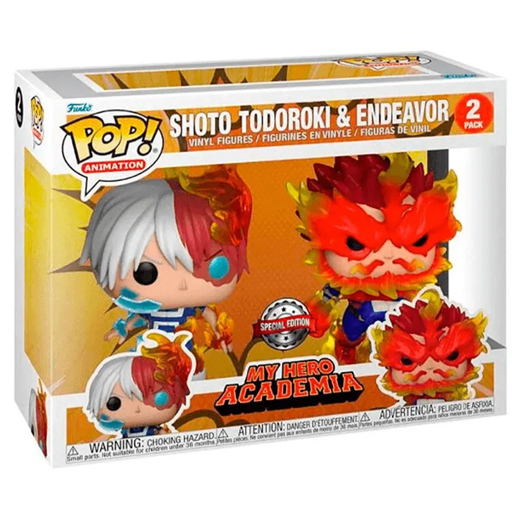 My Hero Academia Shoto Todoroki En Endeavor Exclusief Figuur by Funko – cover