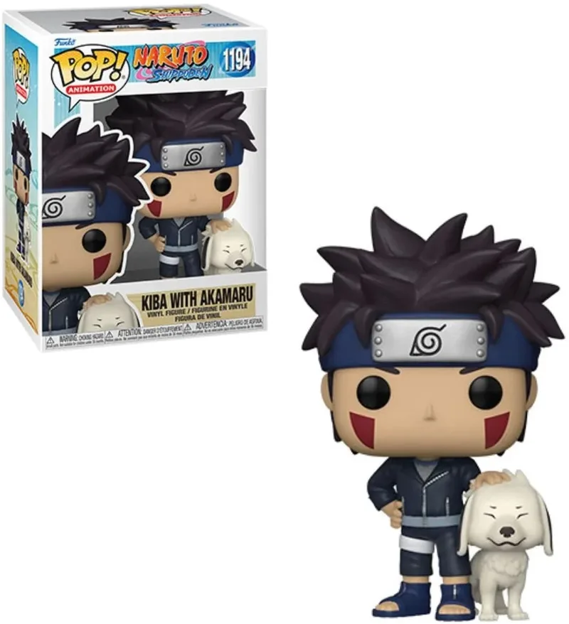 Naruto Shippuden Funko Pop Vinyl: Kiba with Akamaru van Funko – cover 1 van 2