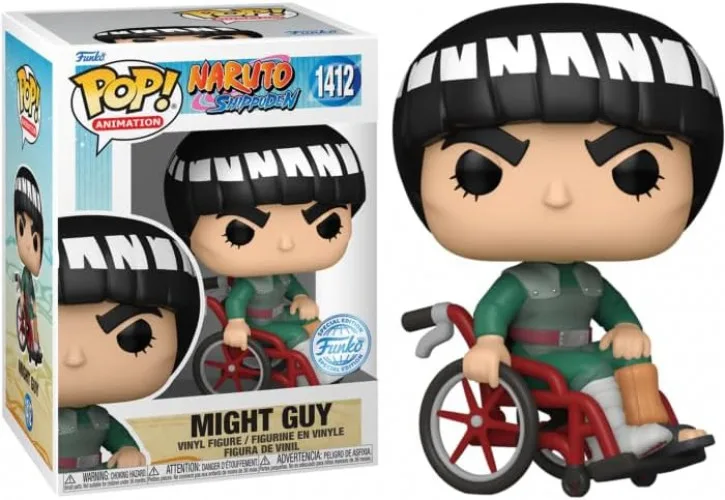 Naruto Shippuden Funko Pop Vinyl: Might Guy (Guy Sensei in Red Wheelchair) van Funko – cover