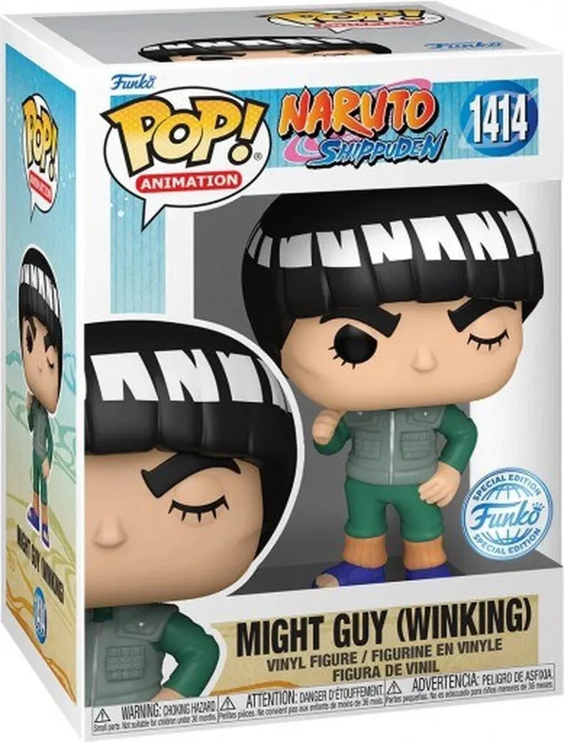 Naruto Shippuden Funko Pop Vinyl: Might Guy (Winking) van Funko – cover 1 van 2