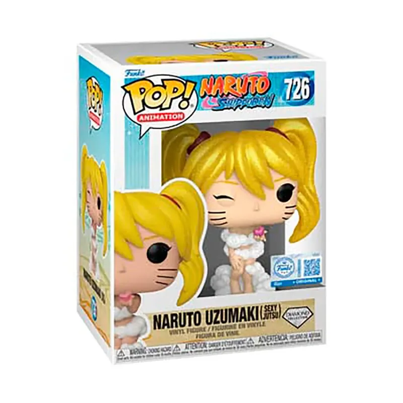 Naruto Shippuden Funko Pop Vinyl: Naruto Uzumaki Sexy Jutsu (Diamond Collection) van Funko – cover 2 van 2