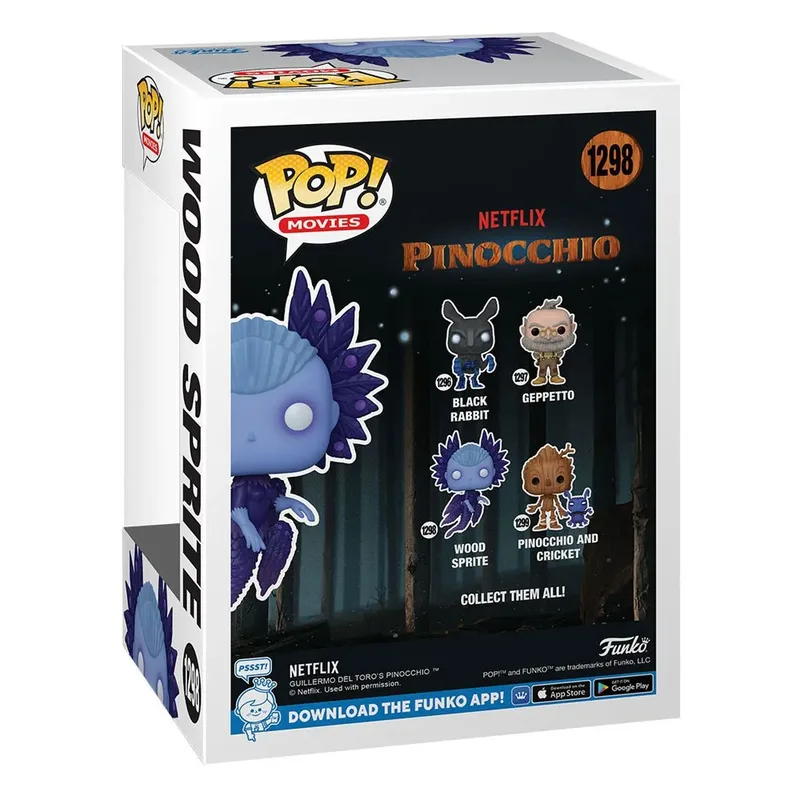 Netflix Pinocchio Funko Pop Vinyl: Wood Sprite van Funko – cover 2 van 3