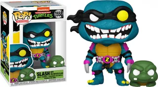 Nickelodeon Teenage Mutant Ninja Turtles Funko Pop Vinyl: Slash with Pre-mutated Slash de Funko – jaquette 1 sur 2