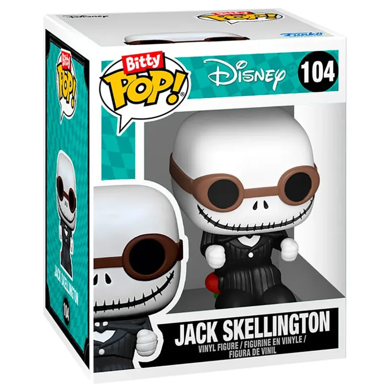Nightmare Before Christmas Funko Bitty Pop! Rides: Jack Skellington with Snowmobile van Funko – cover 3 van 4