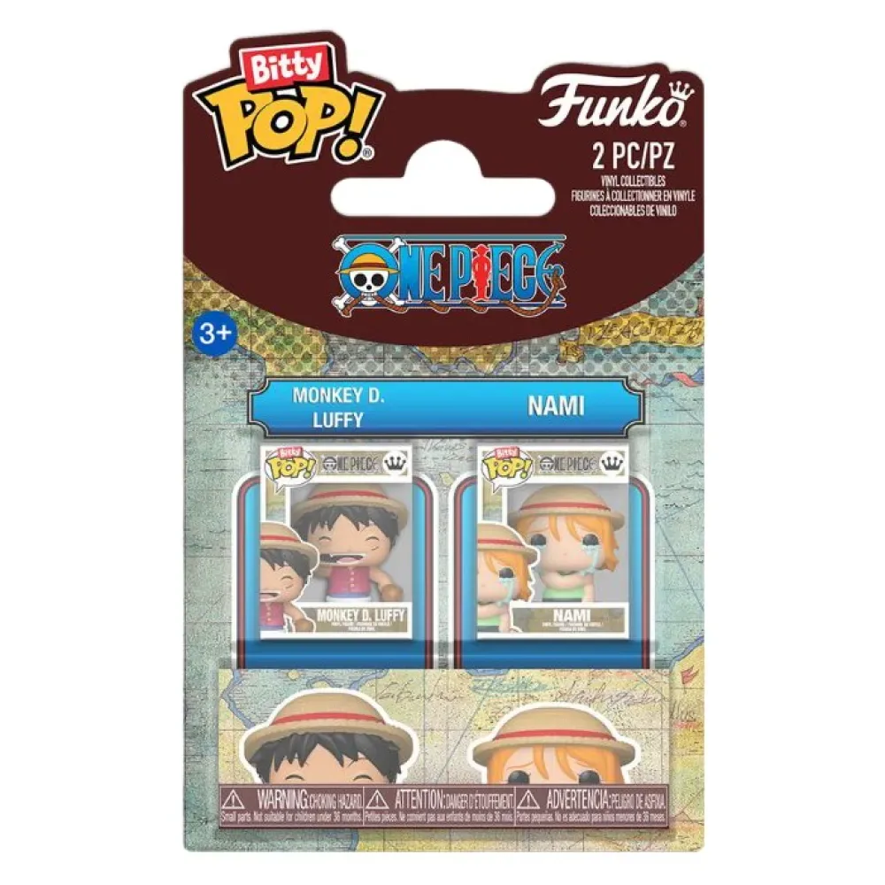 One Piece Bitty Luffy & Nami Figur (2-pack) från Funko – omslag