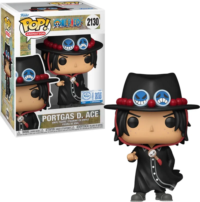 One Piece Funko Pop Vinyl: Portgas. D. Ace (Black Jacket) Special Edition by Funko – cover
