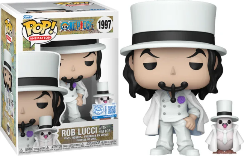 One Piece Funko Pop Vinyl: Rob Lucci with Hattori van Funko – cover