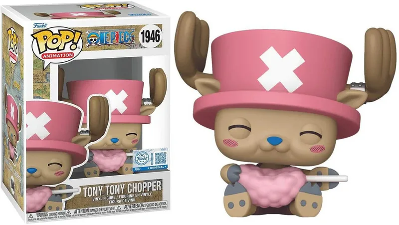 One Piece Funko Pop Vinyl: Tony Tony Chopper with Cotton Candy by Funko – cover 1 of 2