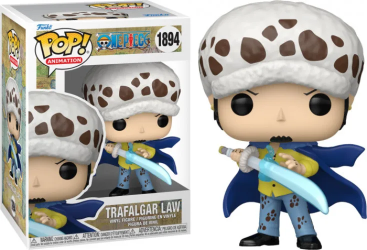 One Piece Funko Pop Vinyl: Trafalgar Law (with Blue Anesthesia) by Funko – cover 1 of 2