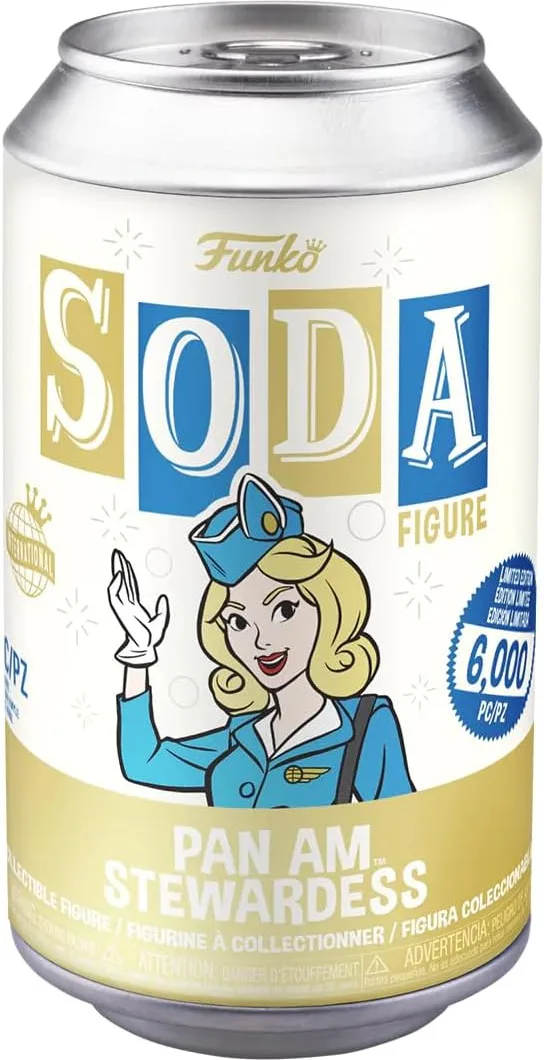 Pan Am Funko Vinyl Soda: Pan Am Stewardess van Funko – cover
