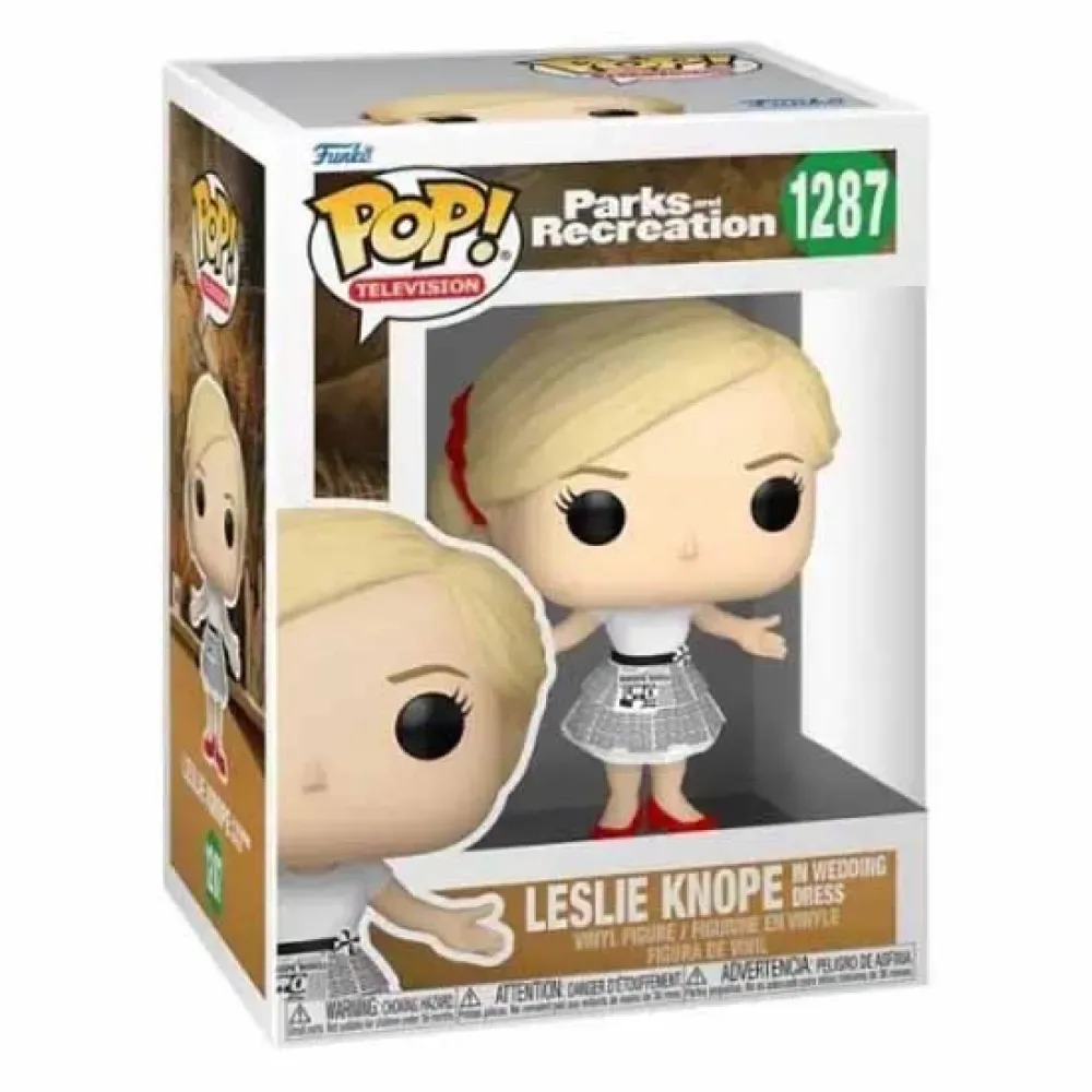 Parks And Recreation Leslie Knope I Brudekjole-figur fra Funko – cover