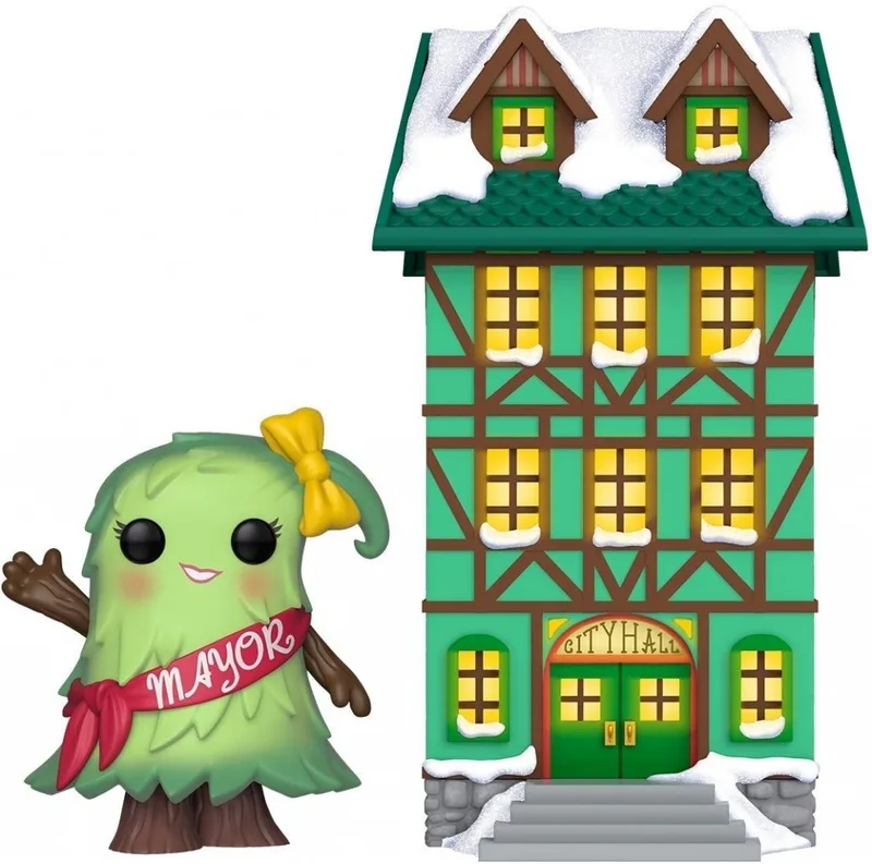 Peppermint Lane Funko Pop Vinyl: Mayor Patty Noble with City Hall van Funko – cover