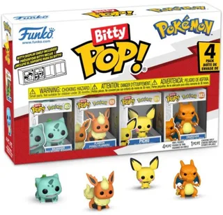 Pokémon Funko Bitty Pop! 4-Pack: Bulbasaur / Flareon / Pichu / Charizard van Funko – cover 1 van 5