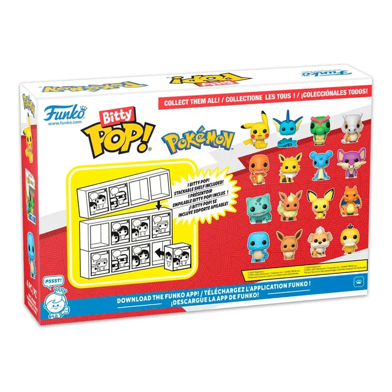 Pokémon Funko Bitty Pop! 4-Pack: Bulbasaur / Flareon / Pichu / Charizard van Funko – cover 3 van 5