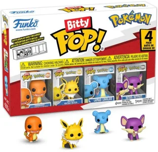 Pokémon Funko Bitty Pop! 4-Pack: Charmander / Jolteon / Lapras / Rattata by Funko – cover 1 of 5