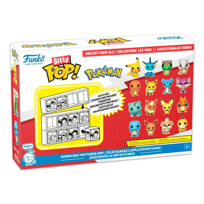 Pokémon Funko Bitty Pop! 4-Pack: Charmander / Jolteon / Lapras / Rattata by Funko – cover 2 of 5